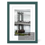 Uhfwifr 11X14 Picture Frames Solid Wood Display Inch, Dark Green. Fixed Price $30.99.