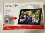 Digital Photo Frame Minolta 10" Hd Smart Wi-fi Model MN632. Fixed Price $38.00.