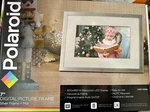 Polaroid Digital Picture Frame 7" Screen Silver + Mat PDF-700SL. Fixed Price $45.00.
