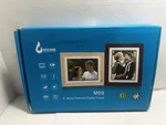 9" Bsimb Model M09 Widescreen Digital Wood Photo Frame (brown)-missing Remote!!. Fixed Price $18.00.