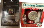 2 Christmas Ornament Digital Frame 1.5 In Screen 107 Photos And 60. Fixed Price $60.00.