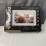New! Polaroid 7" Digital Picture Silver Textured Frame Hi-rez Led Screen. Fixed Price $29.99.
