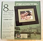 Pandigital 8" Lcd Photo Frame PAN80-2 128MB Black Wood Nib. Fixed Price $34.99.