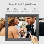 Bsimb 15" Digital Picture Frame 16GB BS-W15E Black Wi-fi Touchscreen. Fixed Price $89.00.