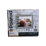 8" Wi-fi Digital Photo Frame Gray Metal Polaroid New. Fixed Price $31.20.