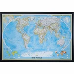 Craig Frames Classic World Push Travel Map With Pins - 24 X 36. Fixed Price $103.99.