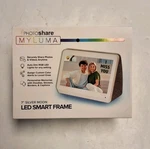 Myluma Photoshare 7INCH Silver Moon Led Smart Frame Nib Model FML07SM. Fixed Price $69.00.