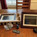 Hp Digital Picture Frames DF840P1 Qty =2 With Cords, Remote. Fixed Price $25.25.