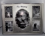 5 Opening Silver Wedding Photo Frame Our New No Box. Fixed Price $13.00.
