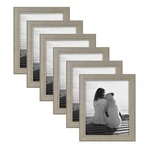 Designovation Kieva Solid Wood Picture Frame, Gray 8X10, Pack Of 6. Fixed Price $43.61.