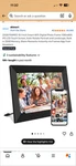 Frameo 10.1 Inch Wifi Digital Picture Frame, Smart Cloud Electronic Photo. Fixed Price $58.00.