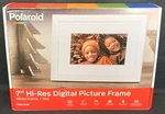 Polaroid PDFX-700W 7" Hi-res Digital Picture Frame White Mat 1024X600 Hd. Fixed Price $12.98.