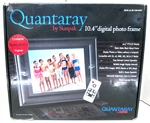 Quantaray By Sunpak 10.4" Digital Photo Frame In Rosewood - Read. Fixed Price $34.99.