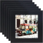 5X5 Black Picture Frames Square Classic Natural Wood 6 Pack For Wall Mounting An. Fixed Price $26.94.