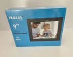 Fullja Wifi Digital Picture Frame 9 Inch Wi-fi 8GB Built Memory. Fixed Price $45.00.