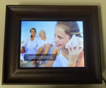 Polaroid 8" Digital Picture Frame - Espresso Finish Wood As Shown. Fixed Price $29.11.