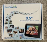 New Luxentia 3.5 Digital Picture Frame. Fixed Price $39.98.