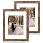 Irahmen 11X14 Picture Frame Set Of 2 With High Definition Tempered Glass, Woo.... Fixed Price $40.49.