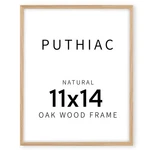 11X14 Oak Wood Picture - Minimalist Poster Frame, 11"X14" W.... Fixed Price $23.70.