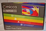 Micca M703 7" Digital Photo Frame Lcd 800X600 Sd Usb Slideshow Matte New. Fixed Price $14.95.