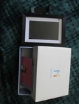 Nexfoto Elite Wood Digital Photo Frame - 8" 32 Gb Wifi Touch Screen. Fixed Price $35.55.