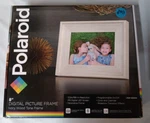 Polaroid 8" Digital Picture Frame With Ivory Wood Tone PDF-800IW (new). Fixed Price $44.99.