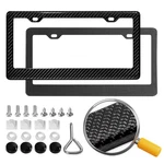 Dcrcfiber Real Carbon License Plate 100 Pure Frame,.... Fixed Price $58.10.