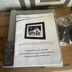 Brand Nib, Pandigital Lcd Black Photo Frame Wood 8" 128MB PAN80-2.. Fixed Price $19.99.