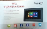 Wifi Digital Photo Frame Sungale 10.1". Fixed Price $100.00.
