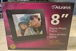Aluratek ADPFWM8S In Digital Photo Frame - Black. Fixed Price $29.95.