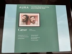 New Aura Home Carver 10" Digital Wifi Picture Frame -gravel W/ White Mat, Sealed. Fixed Price $109.00.