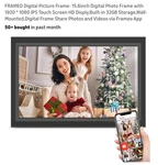 Yunqideer Frameo Digital Photo 15.6 Inch 1920 1080 Ips Touch Screen. Fixed Price $59.99.