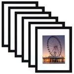 Bescrcl 11X14 Frame Black Set Of 6, Display Pictures 8X10 With Mat Or.... Fixed Price $26.48.