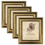 Tkygu 8X8 Gold Ornate Vintage Picture Frame Set Of 4 For Wall Display. Fixed Price $41.99.