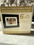 Pandigital 6 Lcd Photo Frame 128MB Memory Complete In Box Tested. Fixed Price $19.99.