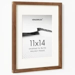 Americanflat 11X14 Picture Frame Walnut With Shatter-resistant Glass-set Of 2. Fixed Price $14.99.