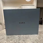 Aura Carver Luxe 10.1" Lcd Wi-fi Digital Photo Frame Gravel Calendar Clock, New. Fixed Price $135.00.