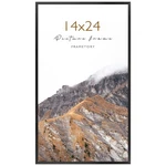 Frametory 14X24 Black Aluminum Poster Frame, Thin Metal Picture. Fixed Price $64.35.