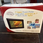 Digital Picture Frame 7 Inch By Vistaquest Original Box Not Tested. Fixed Price $13.75.