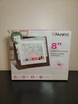 Aluratek 8 Distressed Wood Digital Photo Frame With Auto Slideshow, 1024 X 7.... Fixed Price $34.99.
