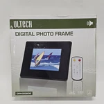 Ultech Digital Photo Frame DPH3080EWITH Remote Control Usb 2.0 Sd Mmc Music MP3. Fixed Price $29.99.