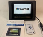 Polaroid Digital Photo Frame With Built In Weather Station Model 6058A. Fixed Price $29.25.