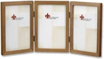 Lawrence Frames 766046T Nutmeg Wood Hinged Triple Picture Frame, By 6-INCH. Fixed Price $33.01.