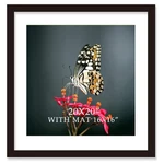 20X20 Black With Mat 16X16 Solid Wood Picture Frames Wall Mounting (1 P.... Fixed Price $51.83.