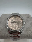 Michael Kors Layton MK7298 Stainless Steel Glitz Watch Pale Rose Dial Crystals. Fixed Price $119.99.