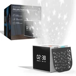 Sharper Image Digital Alarm Clock, Soothing Sounds, Multi-projection. Fixed Price $24.99.