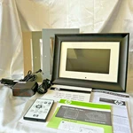 Hp 7 Digital Photo Frame Clear Display Tested & Working Includes Power Co. Fixed Price $49.99.
