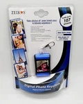 Brand New Zeikos Digital Photo Keychain 1.5" Lcd Display Holds 107 Pictures Blue. Fixed Price $12.99.