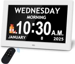 10.1'' Digital Clock, 1280*800P Hd Extra Large Display, Dementia For Senio. Fixed Price $66.99.