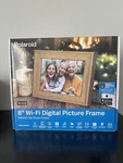 Polaroid 8" Wi-fi Digital Photo Frame Natural Wood. Fixed Price $39.99.